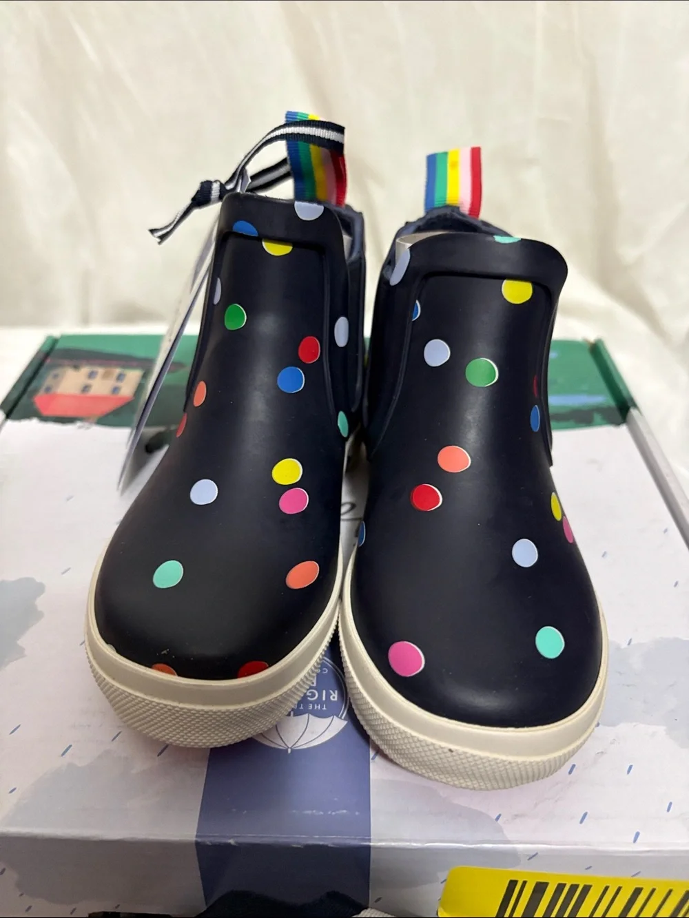 Joules kids Rain Boots size US 9 NWT
